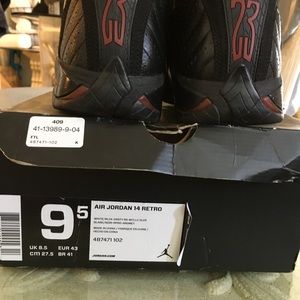 AJ 14 SIZE 9